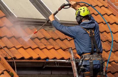 Démoussage et hydrofuge de toiture à Boursay